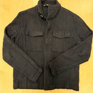 Zara Black Linen Jacket